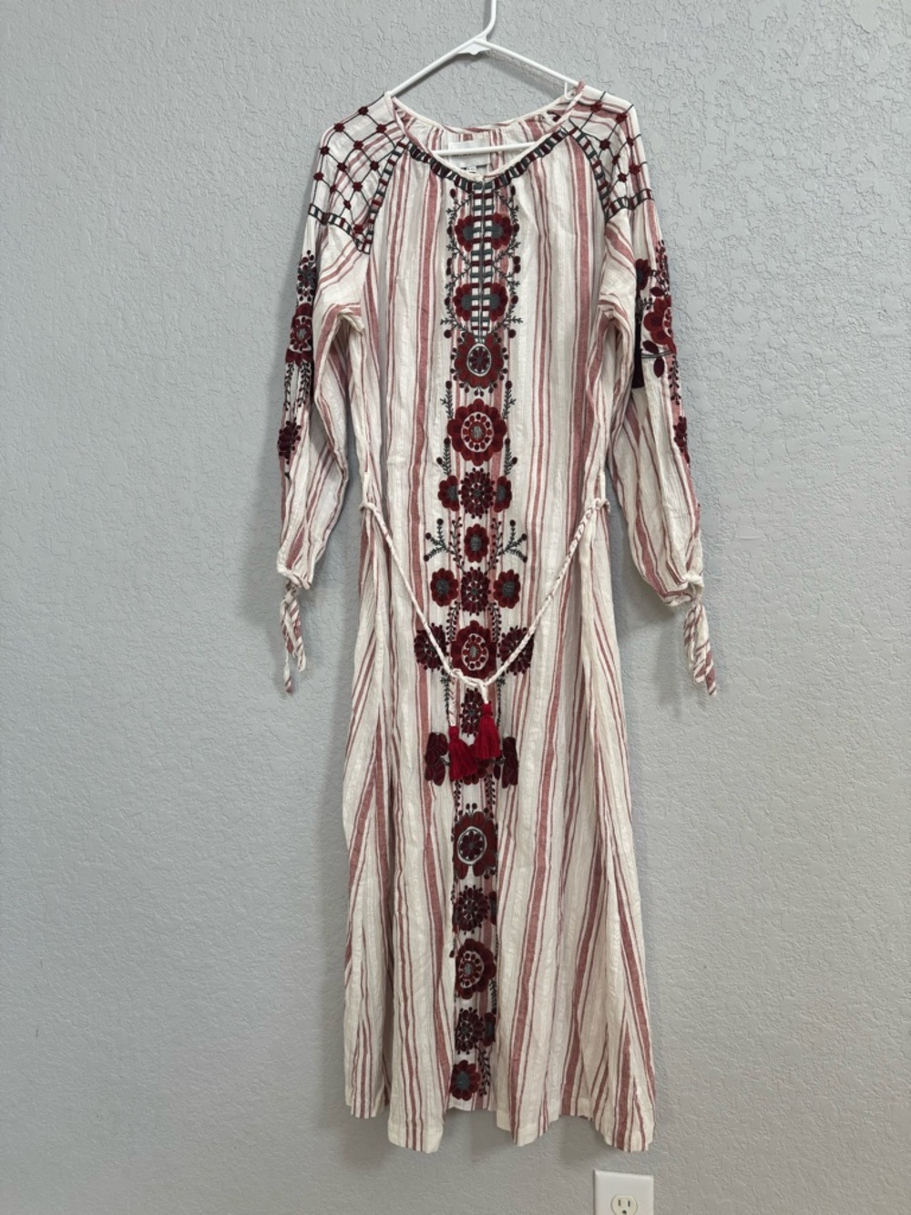 Antik Batik Embroidered Maxi Dress size Medium - Picture 3 of 9